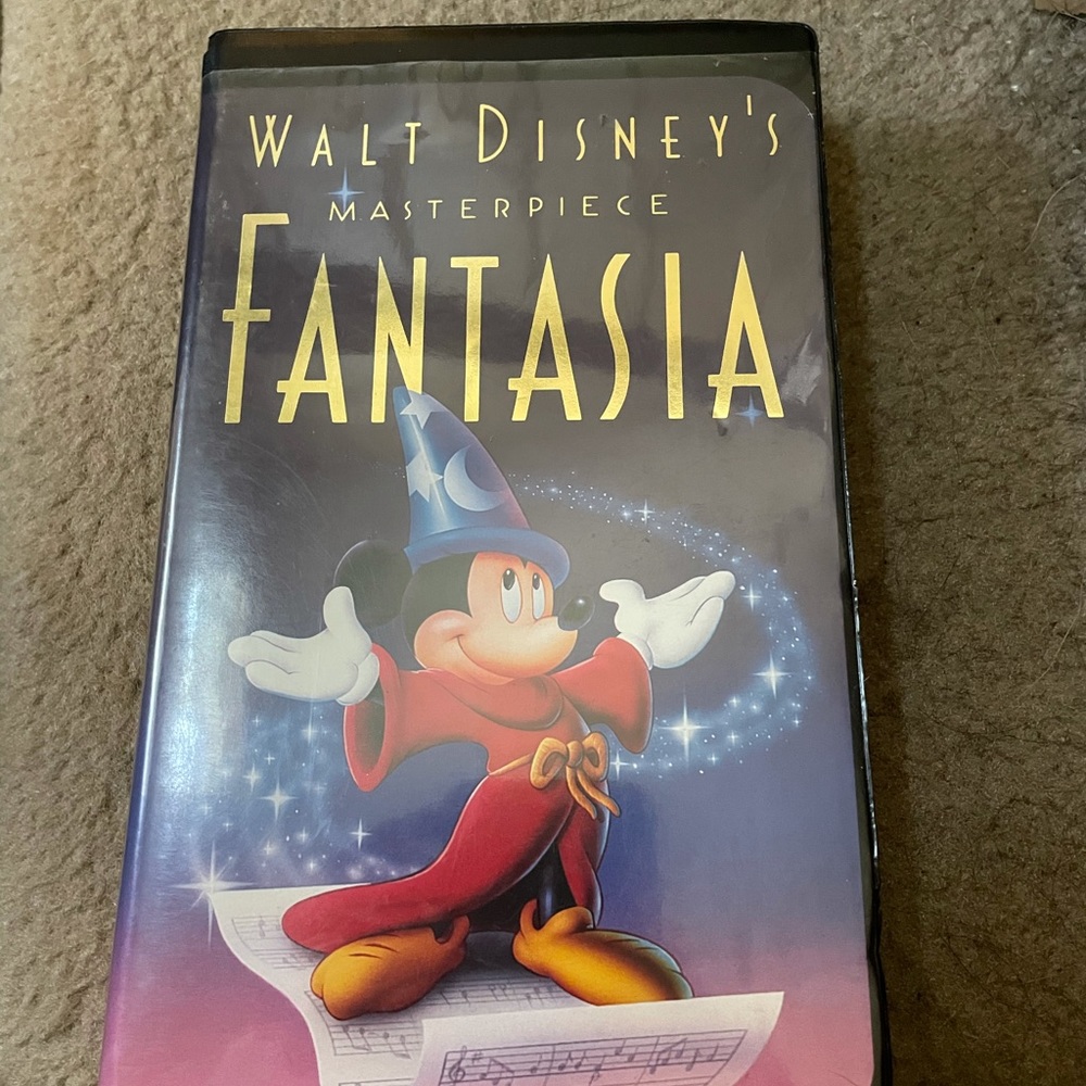 Vintage Fantasia VCR tape